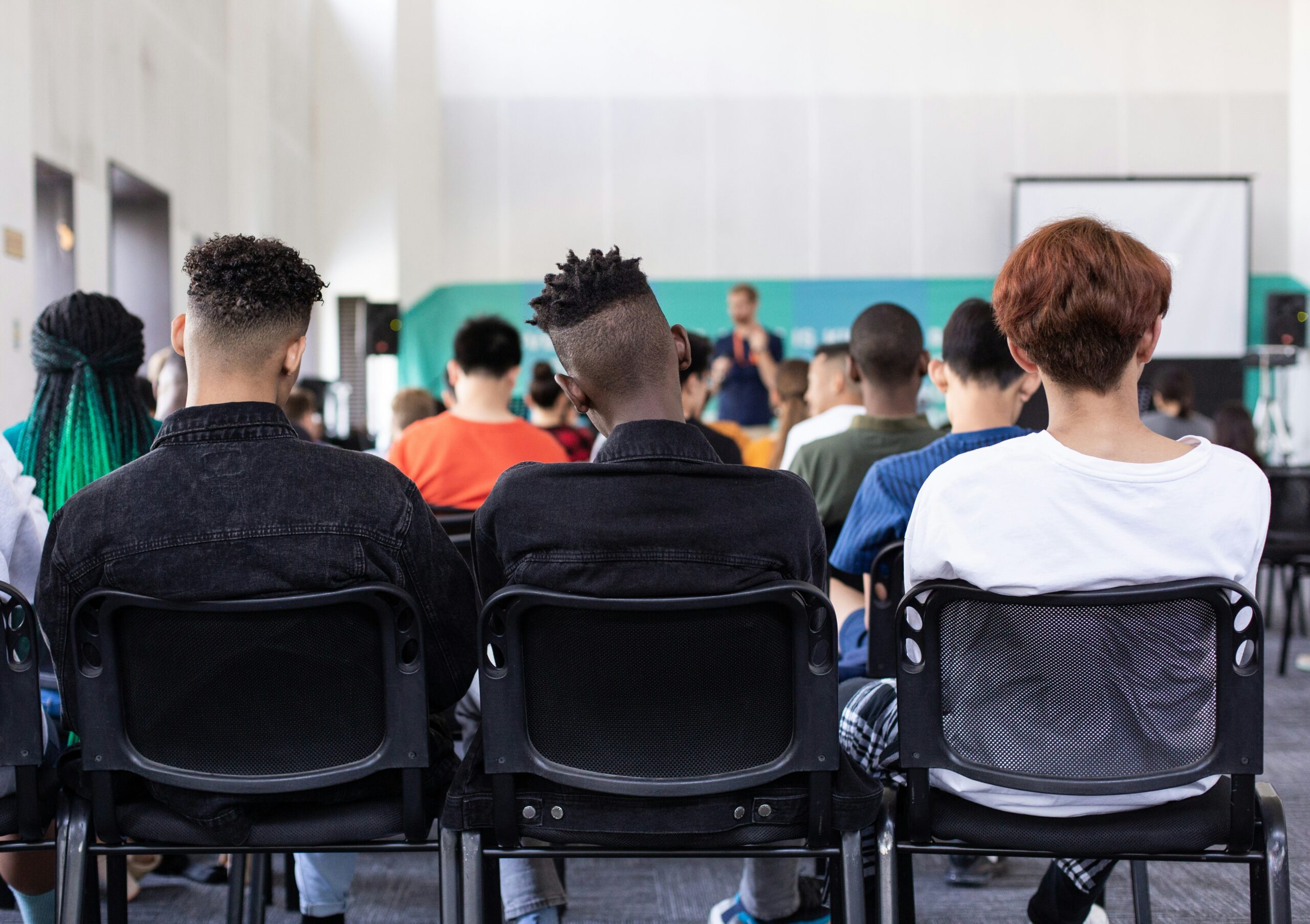 Sala de aula de inglês para intercâmbio
